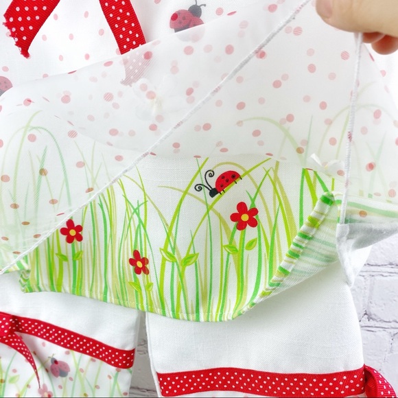 Vintage Ladybug Two Piece outfit 4T - Picture 3 of 8